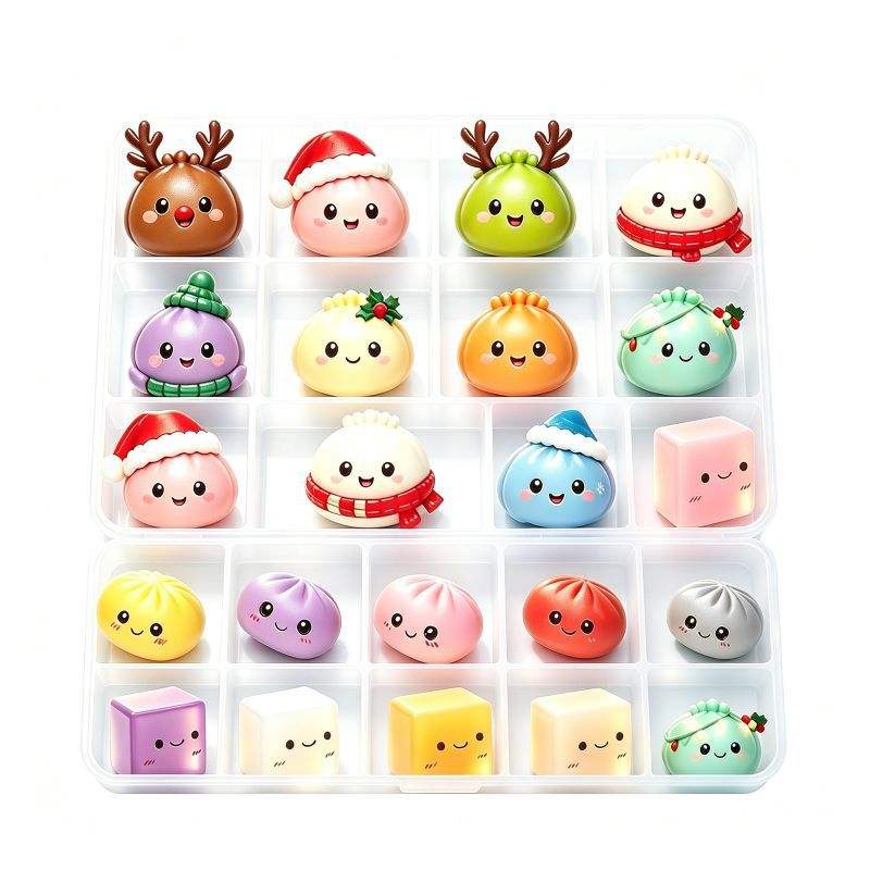 2026 Christmas Mystery Dumpling Blind Box Advent Calendar - Image 3