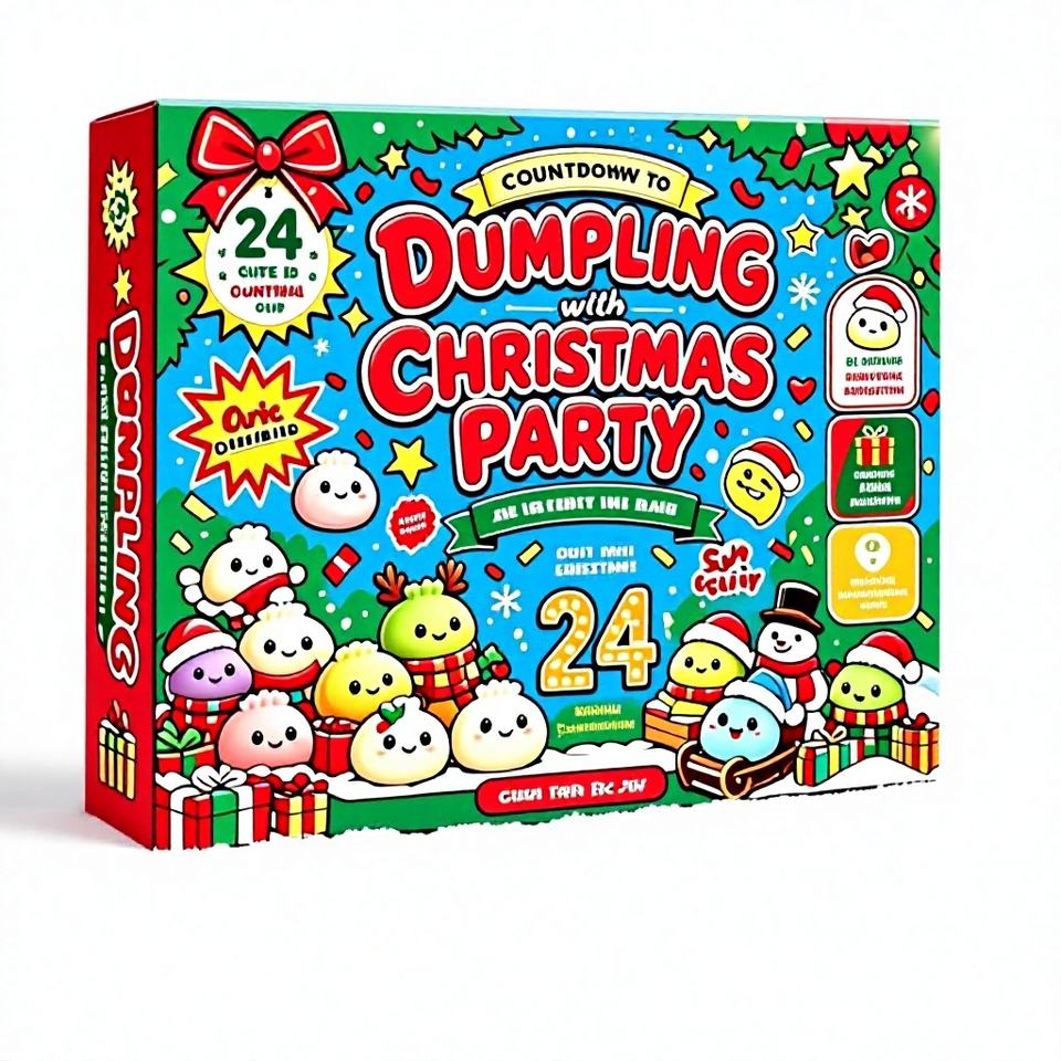 2026 Christmas Mystery Dumpling Blind Box Advent Calendar - Image 4