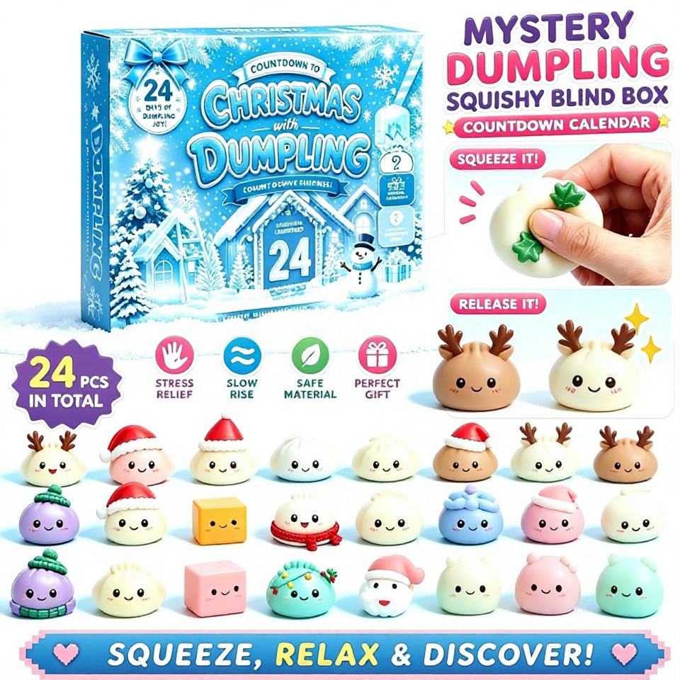 2026 Christmas Mystery Dumpling Blind Box Advent Calendar - Image 5