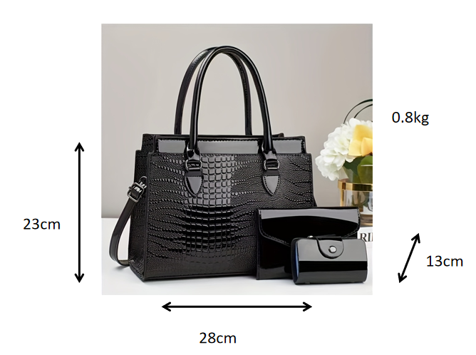 2026 Fashion PU Handbag with Zipper Closure – wholesale product image
