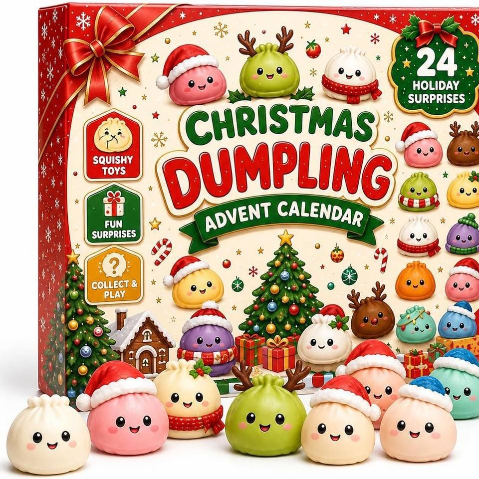 Christmas Squishy Advent Calendar 2026 Blind Box - Image 4