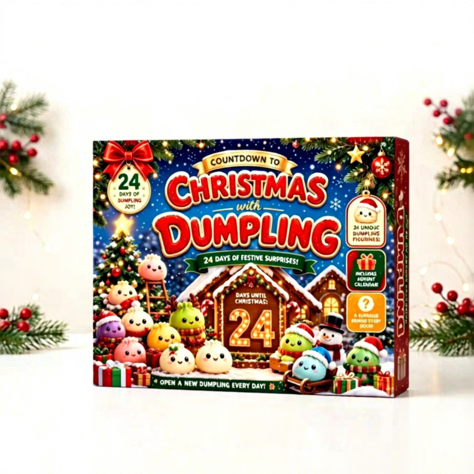Christmas Squishy Dumpling Mystery Box Advent Calendar - Image 4