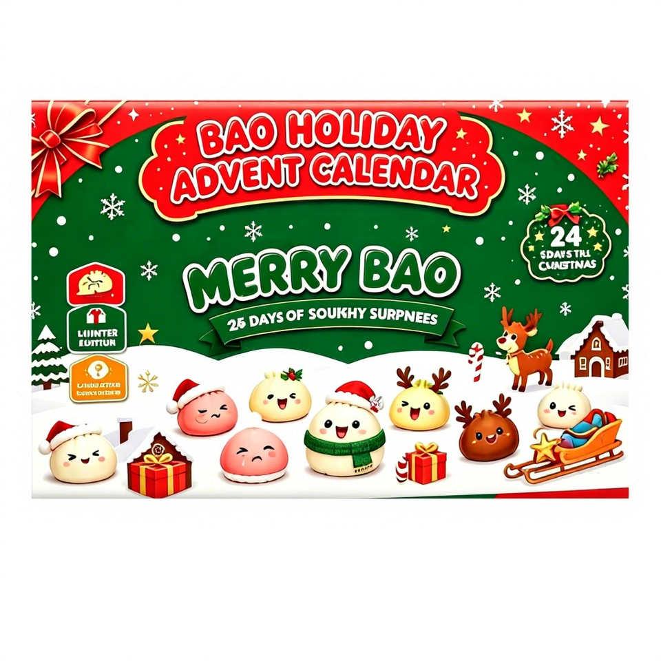 Christmas Squishy Dumpling Mystery Box Advent Calendar - Image 6