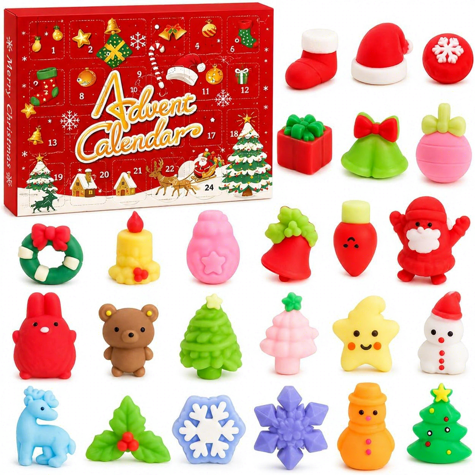 Christmas Squishy Dumpling Mystery Box Advent Calendar - Image 3