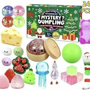 Christmas Countdown Mystery Dumpling Squishy Toy Pack