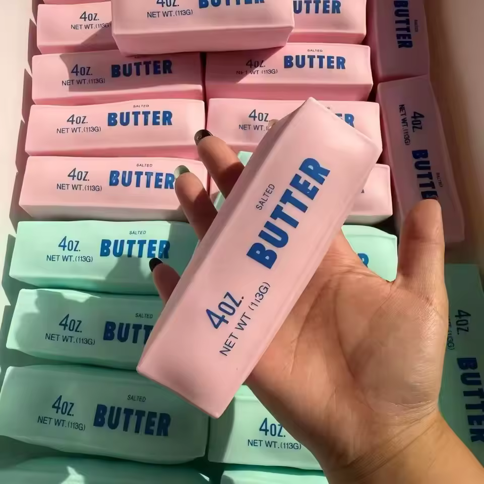 Butter Stick Building Block Squishy Toy | Crunchy Sound Fidget Toy