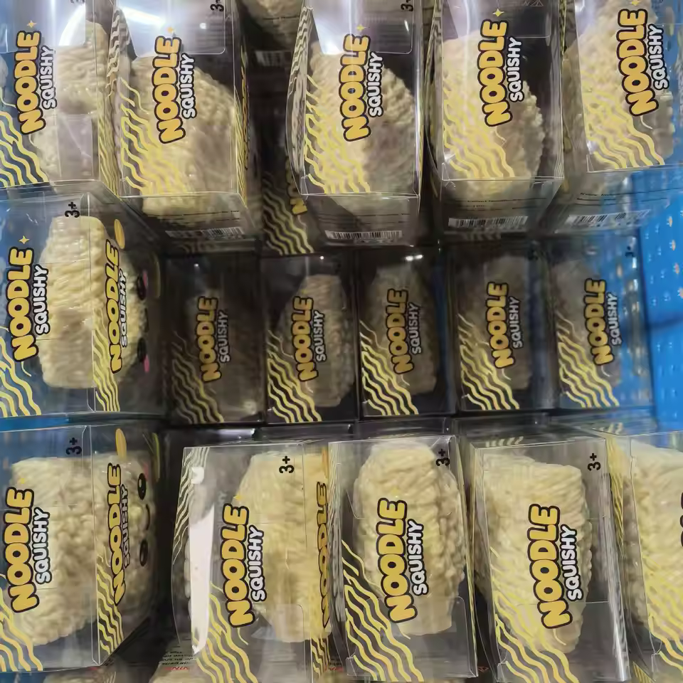 Crunchy Noodle Squishy Building Block Toy | Instant Noodles Fidget Toy - Image 3