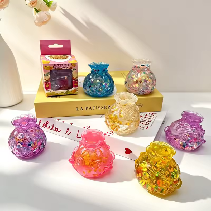 Snow Ball Crunch Squishy Toy | Slow-Rebound Rubber Stress Relief Fidget - Image 3